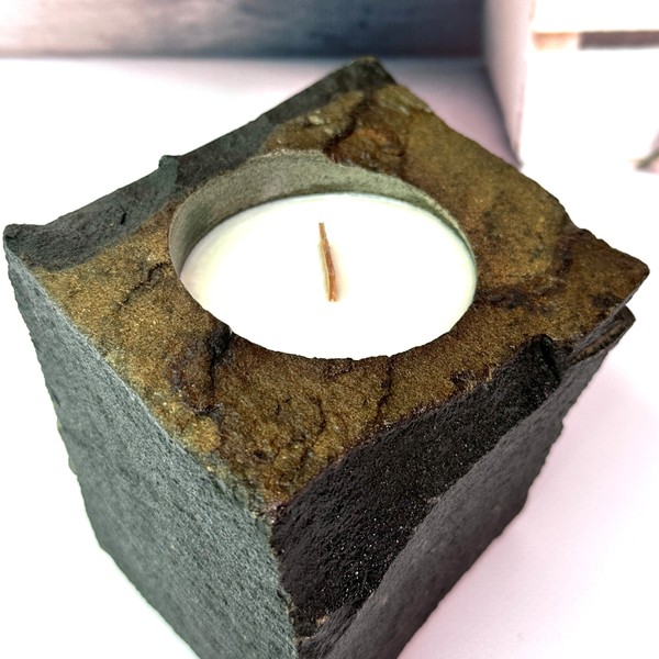 Свічка з природнього кварциту 1021SBAB150 фото