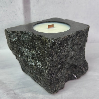 Свічка з чорного лабрадориту 1041SBGM220 фото