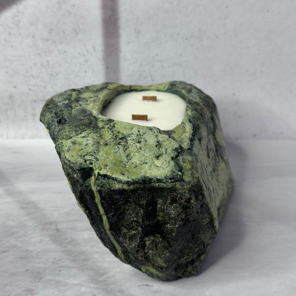 Свічка із зеленого мармуру 1052SGGM270 фото