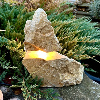 Світильник з природнього каменю SWS1017 фото