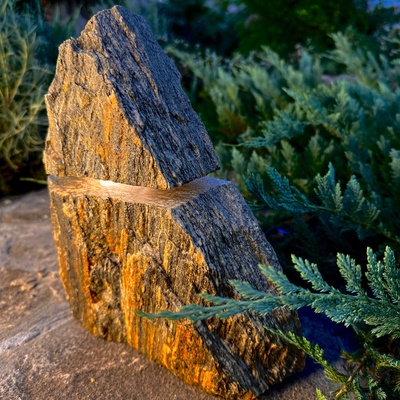 Світильник садовий з каменю Гнейс SWS1003 фото