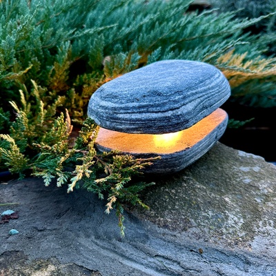 Світильник з природнього каменю SWS1018 фото